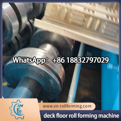 Galvanized steel floor decking machine for construction projects