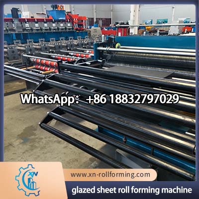 Industrial glazed roofing sheet production line for steel roof tile fabrication