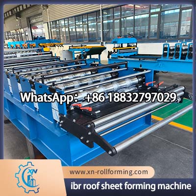 Industrial IBR roof panel roll forming machine for steel construction