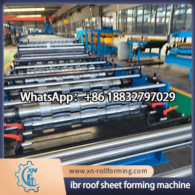 PLC controlled IBR roof sheet manufacturing machine for roofing factories