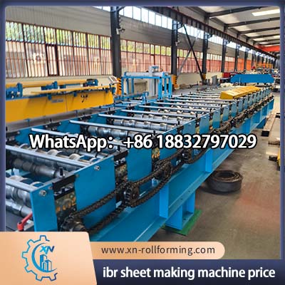 Automatic IBR roofing sheet machine with PLC control system