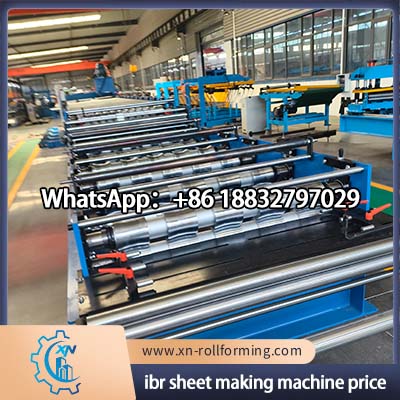 Industrial IBR sheet manufacturing machine with hydraulic cutting