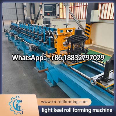 Automatic light keel roll forming machine for ceiling channel and partition system production