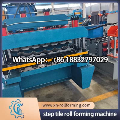PLC controlled step tile sheet manufacturing machine for construction industry
