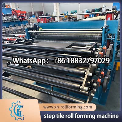 Metal roof tile roll forming machine for architectural roofing panels