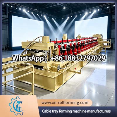 Automatic cable tray roll forming machine for galvanized steel cable tray production