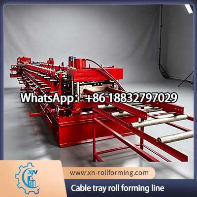 Automatic cable tray roll forming line for galvanized steel cable tray production