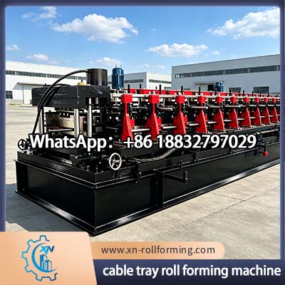 PLC controlled cable tray production machine for galvanized steel cable tray manufacturing