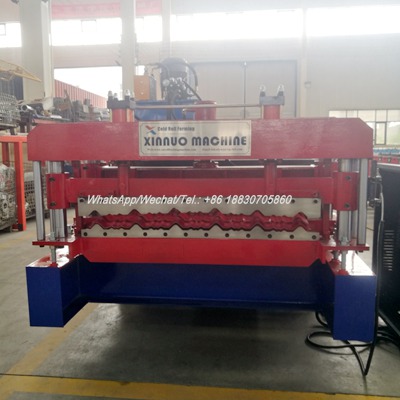 Máquina Formadora de Tejas Esmaltadas – Línea de Producción de Tejas Decorativas