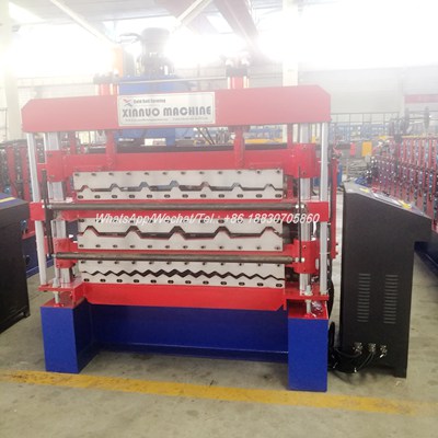 Máquina Conformadora de Tres Capas para Láminas Metálicas