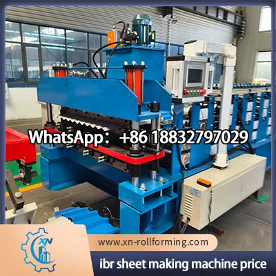 Competitive IBR Sheet Making Machine Price High Speed Metal Roofing Sheet Manufacturing Equipment for Industrial Production