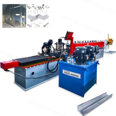 Light steel keel roll forming machine | Steel Stud & Track Roll Forming Machine | Modular Building Frame Machine