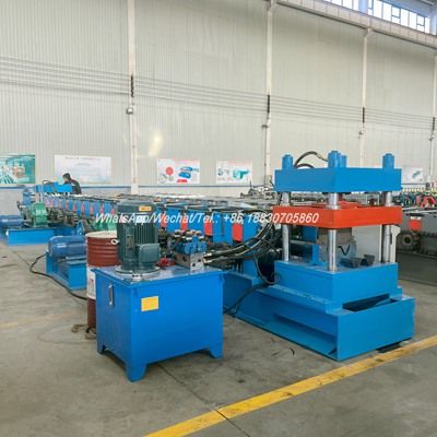 Automatic W Beam Highway Guardrail Roll Forming Machine