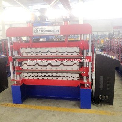 Máquina Conformadora de Tres Capas para Láminas Metálicas