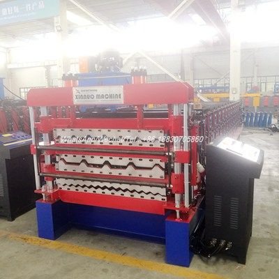Machine de Profilage à Trois Niveaux pour Tôles Métalliques
